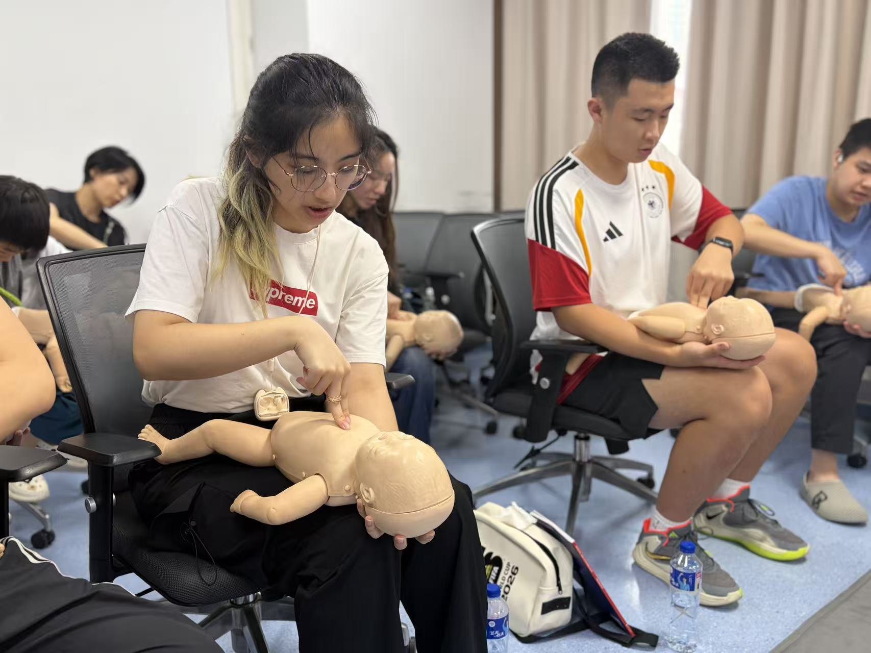 AHA first-aid practice
